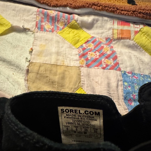 Sorel Classic Black Ankle Booties Size 8 $60 - Picture 8 of 8